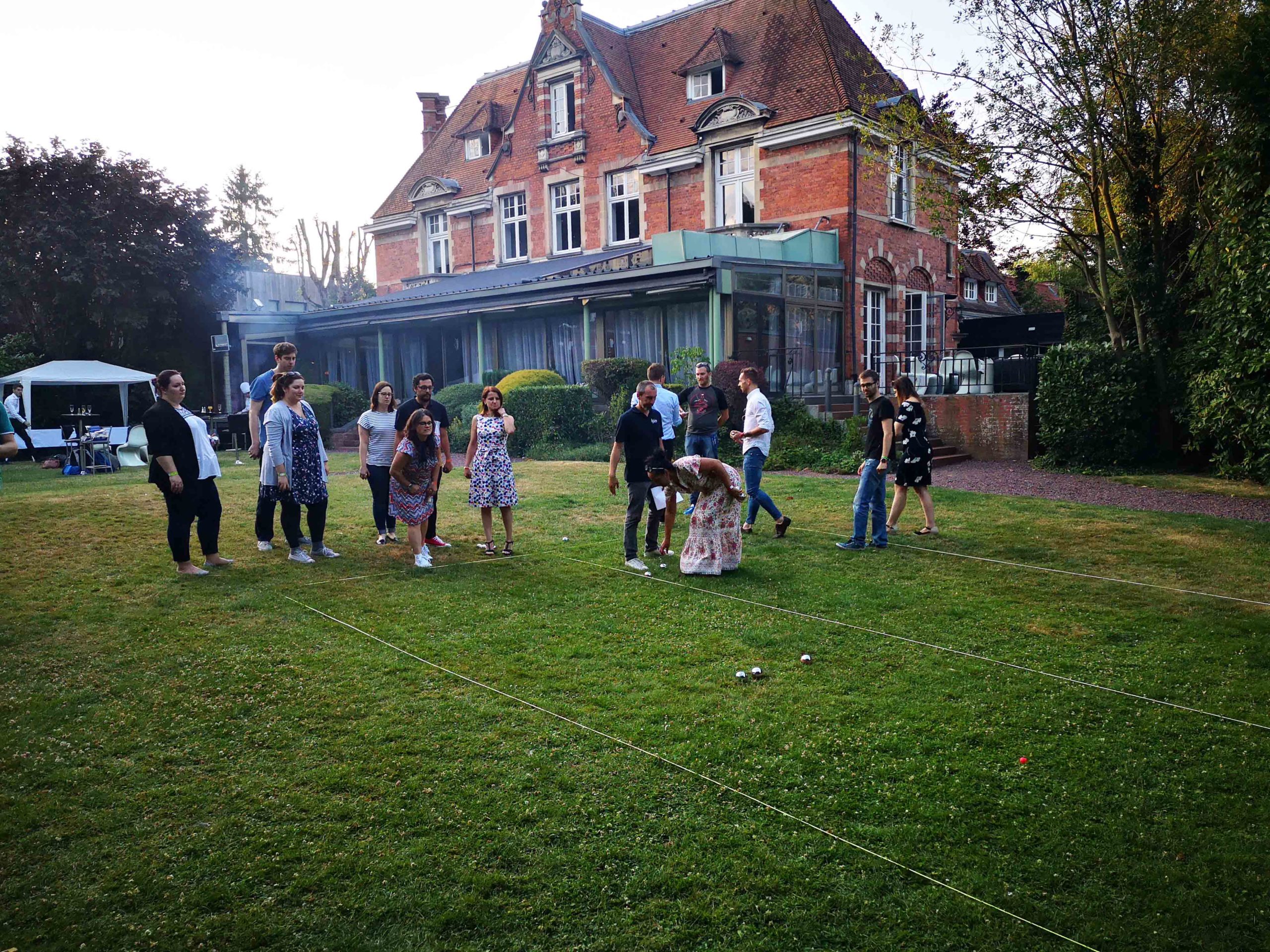 Partie de pétanque avec Arcade événements