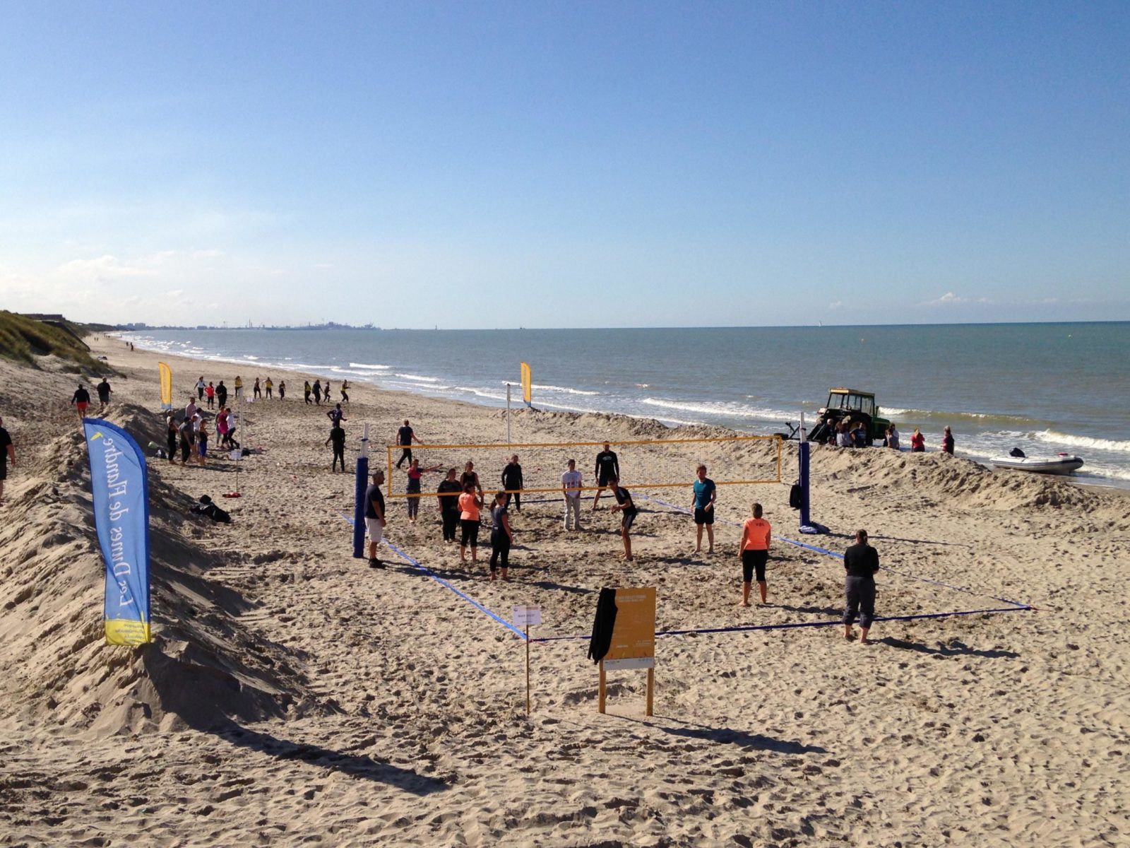 Team building beach party par Arcade événements