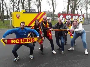 Animation de cohésion d’équipe au stade de Lens dans les Hauts-de-France