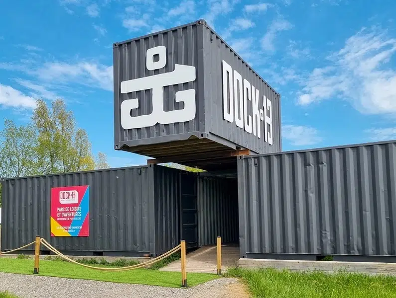 Team building à Dock 13 à Lille avec défis dans des containers maritimes