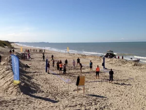 Beach Games team building à Dunkerque avec olympiades sportives sur la plage