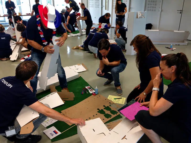 Animation Pimp My Kart de team building avec construction et course de kart en entreprise