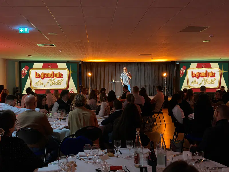 séminaire d'entreprise soiree festive jeux musicaux bingo noël